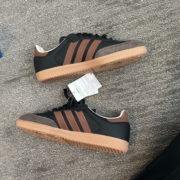 adidas Shoes - Adidas Black and Cream Sneakers